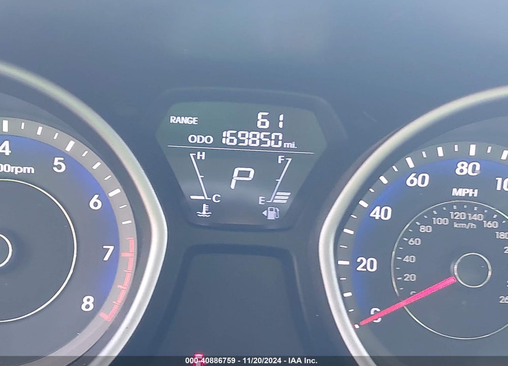 2013 HYUNDAI ELANTRA GS VIN: KMHDH6AE2DU016878