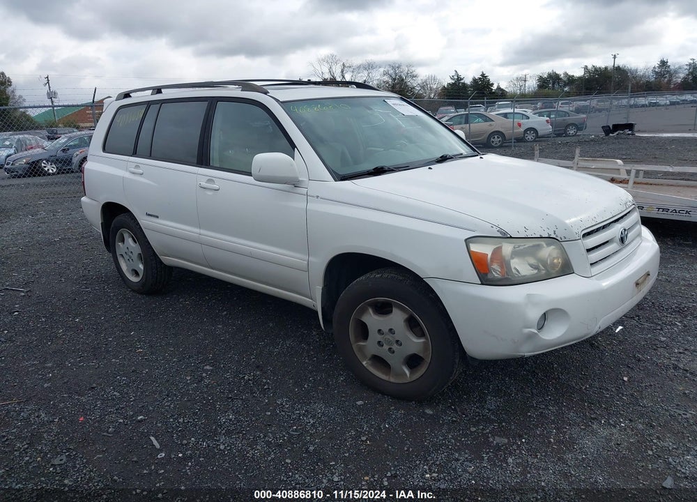 2006 TOYOTA HIGHLANDER LIMITED V6 VIN: JTEEP21A360167381