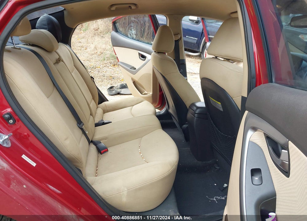 2012 HYUNDAI ELANTRA GLS (ULSAN PLANT) VIN: KMHDH4AEXCU441154
