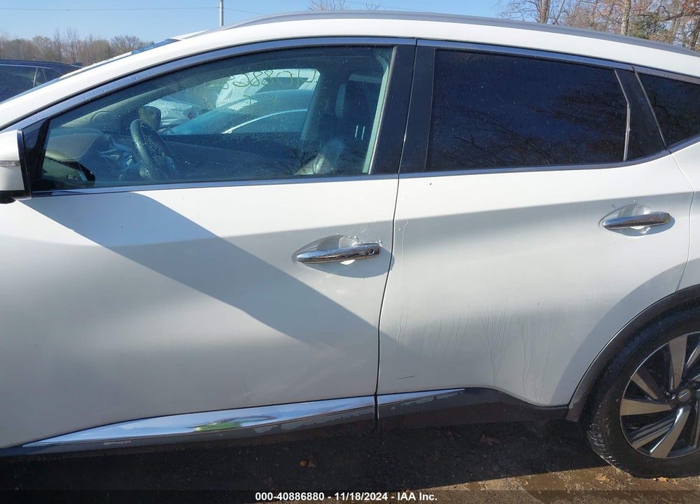 2016 NISSAN MURANO PLATINUM VIN: 5N1AZ2MH2GN103516