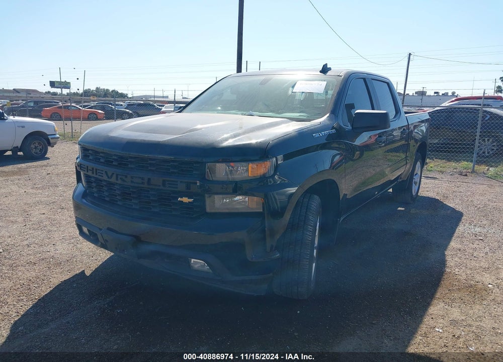 2020 CHEVROLET SILVERADO 1500 2WD SHORT BED CUSTOM VIN: 1GCPWBEF7LZ162634