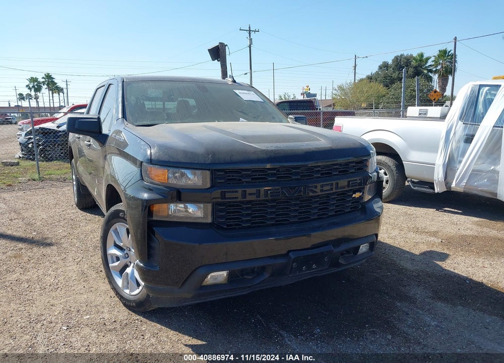 2020 CHEVROLET SILVERADO 1500 2WD SHORT BED CUSTOM VIN: 1GCPWBEF7LZ162634