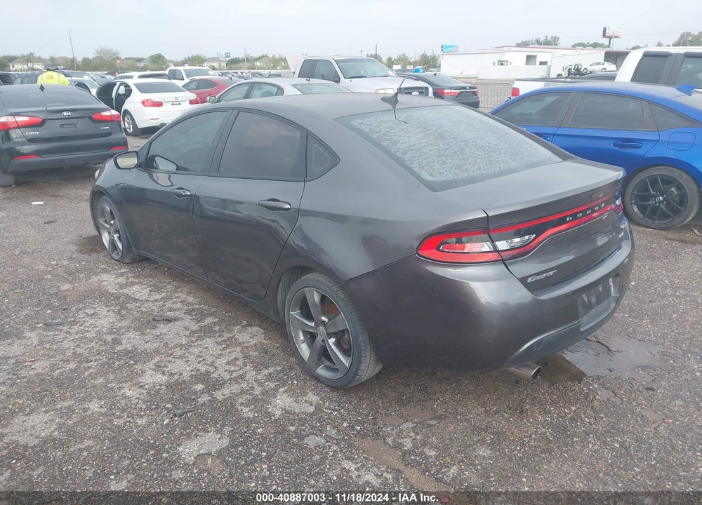 2015 DODGE DART SXT VIN: 1C3CDFBB2FD302592