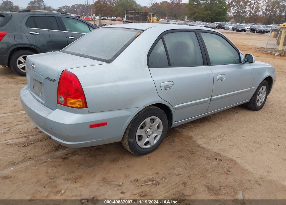 2003 HYUNDAI ACCENT GL VIN: KMHCG45C13U484711