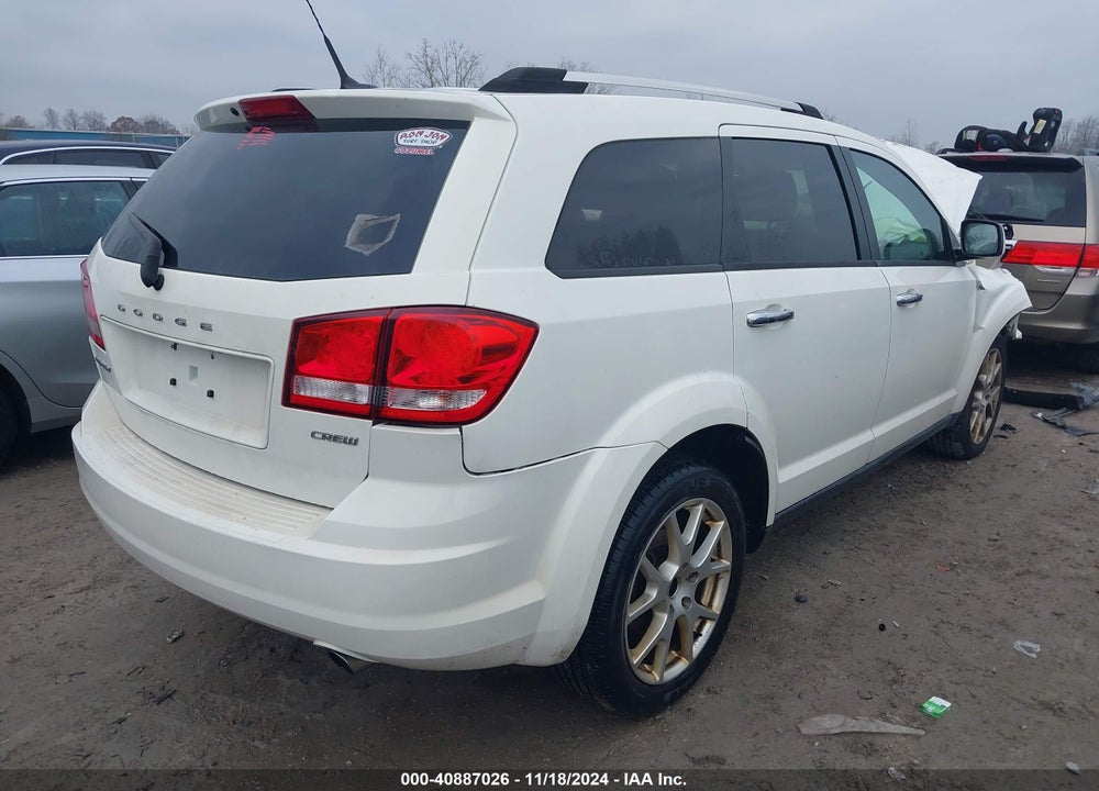 2011 DODGE JOURNEY CREW VIN: 3D4PG3FGXBT511689