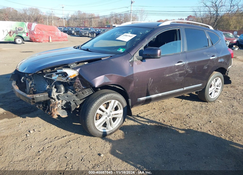 2012 NISSAN ROGUE SV VIN: JN8AS5MV6CW405741
