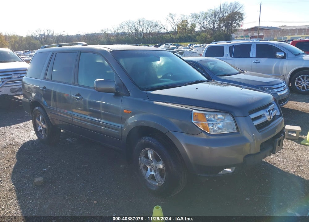 2007 HONDA PILOT EX-L VIN: 2HKYF18507H508344