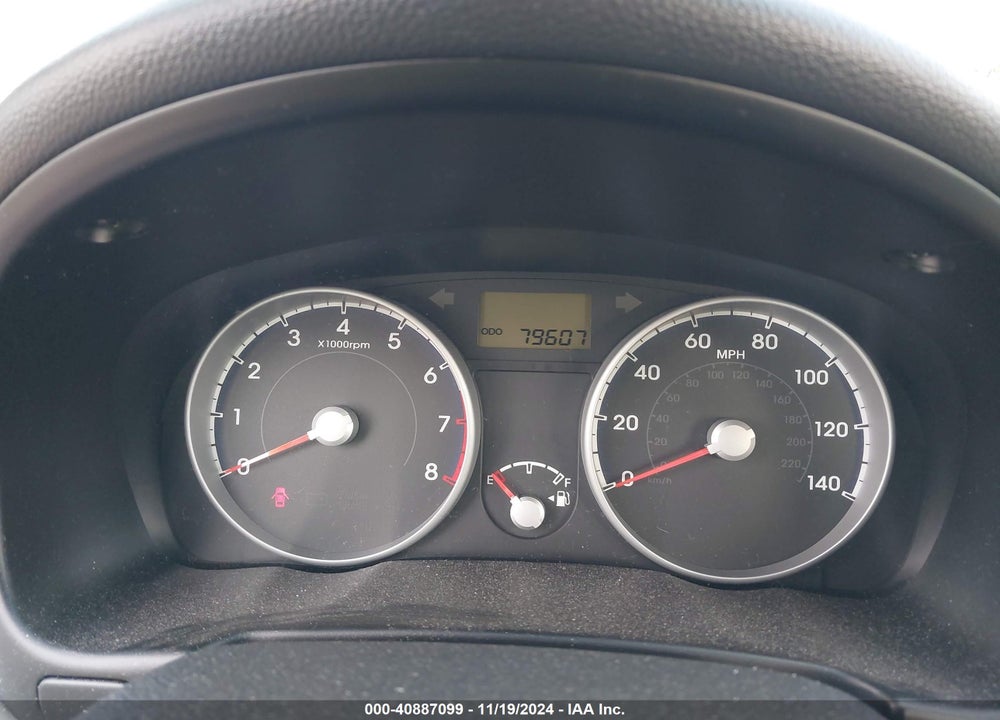 2010 HYUNDAI ACCENT GLS VIN: KMHCN4AC8AU408427