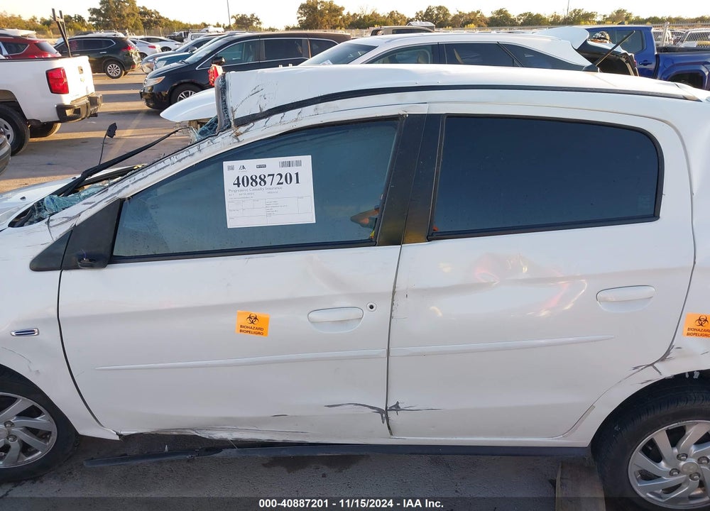 2017 MITSUBISHI MIRAGE SE VIN: ML32A4HJ6HH021199