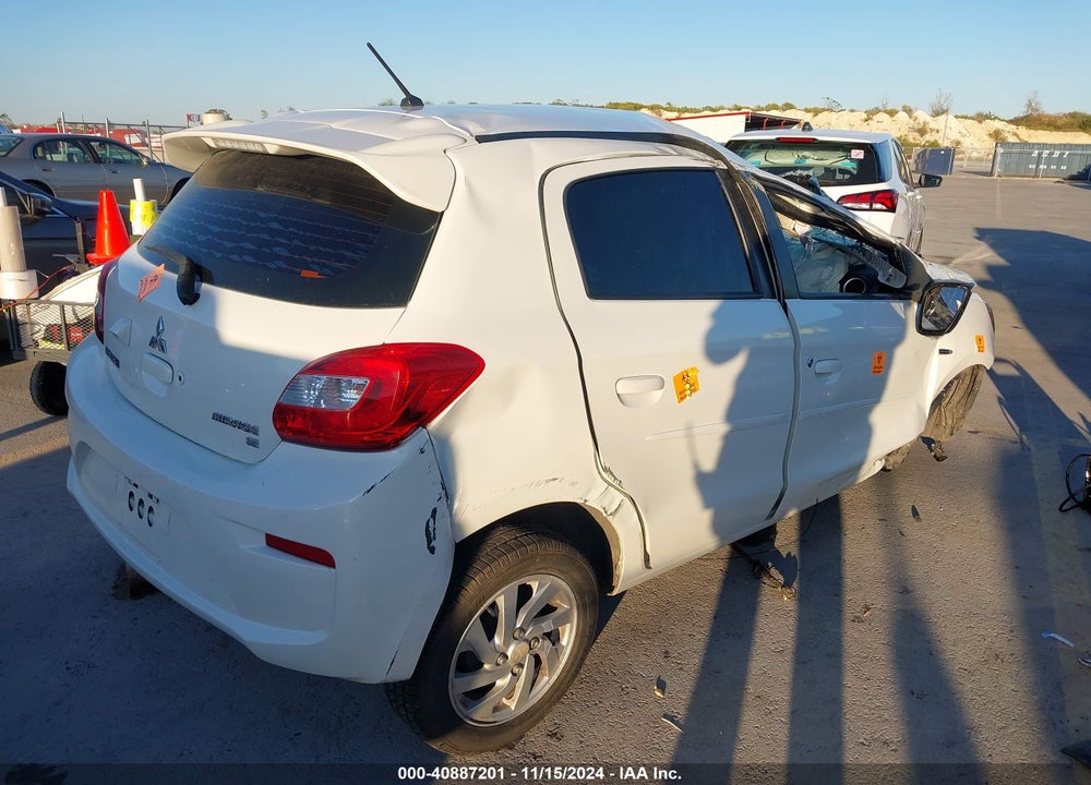 2017 MITSUBISHI MIRAGE SE VIN: ML32A4HJ6HH021199