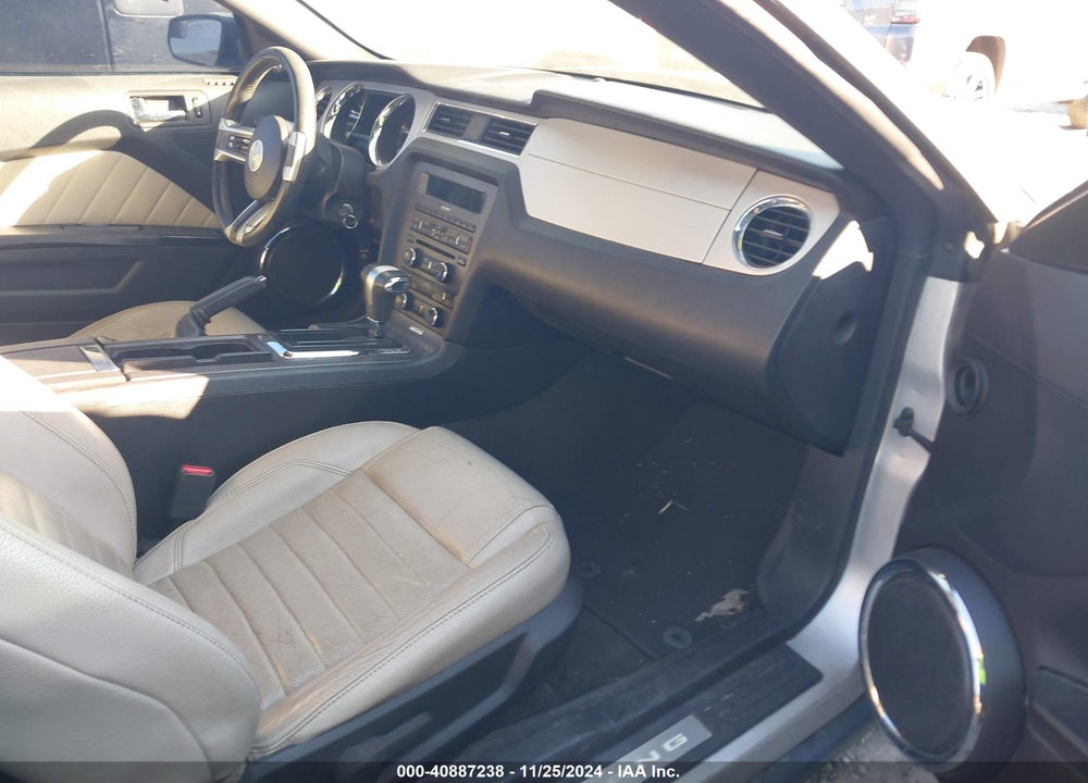 2012 FORD MUSTANG V6 PREMIUM VIN: 1ZVBP8AM5C5228956