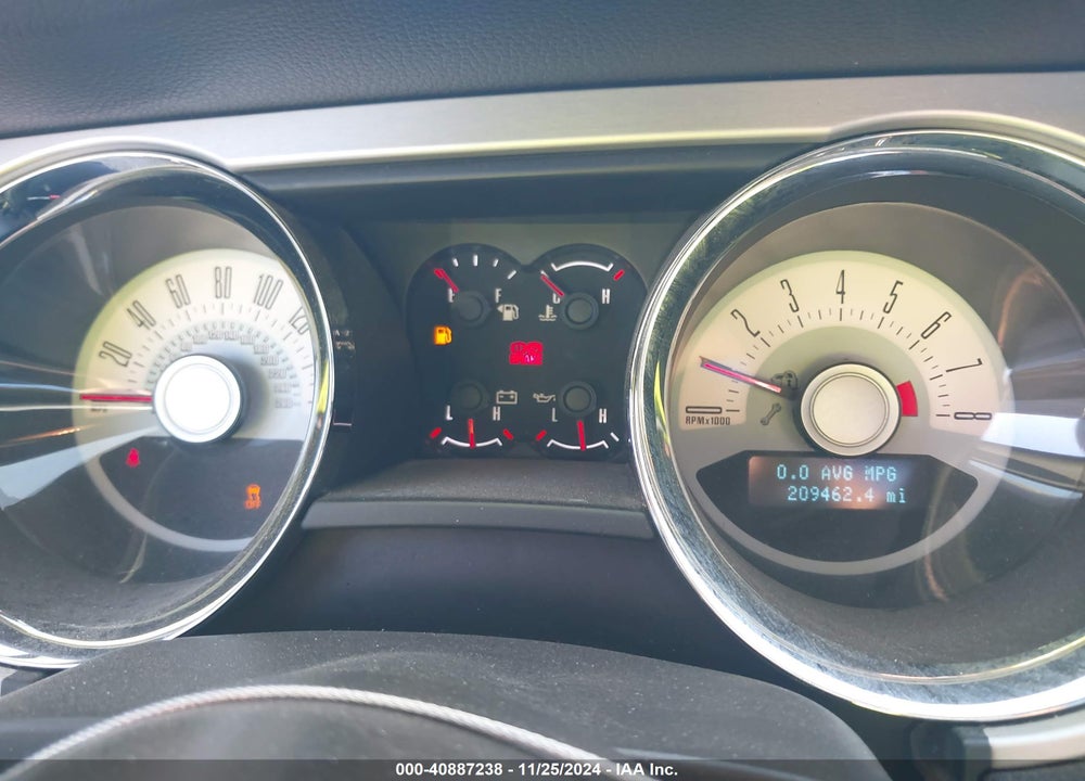 2012 FORD MUSTANG V6 PREMIUM VIN: 1ZVBP8AM5C5228956