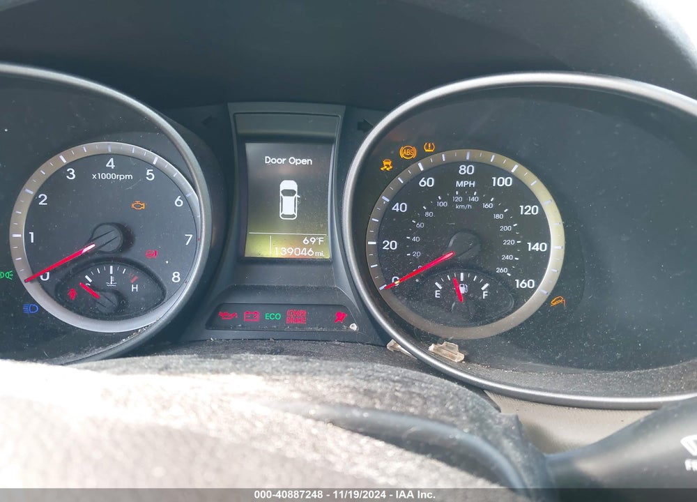 2013 HYUNDAI SANTA FE SPORT VIN: 5XYZU3LBXDG076741