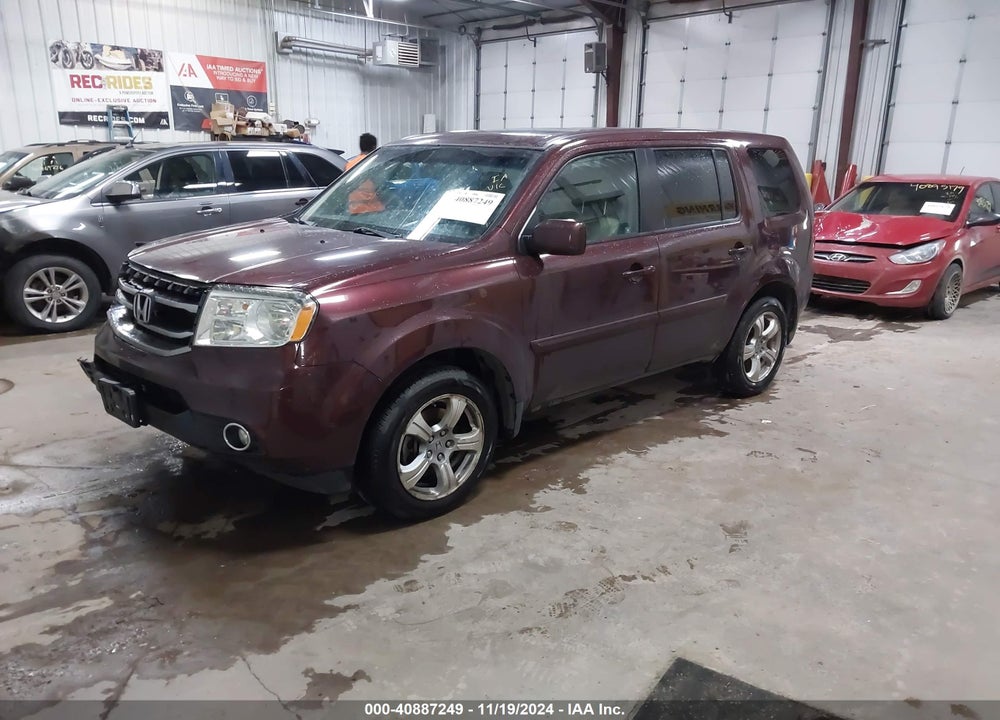 2012 HONDA PILOT EX-L VIN: 5FNYF4H56CB062436