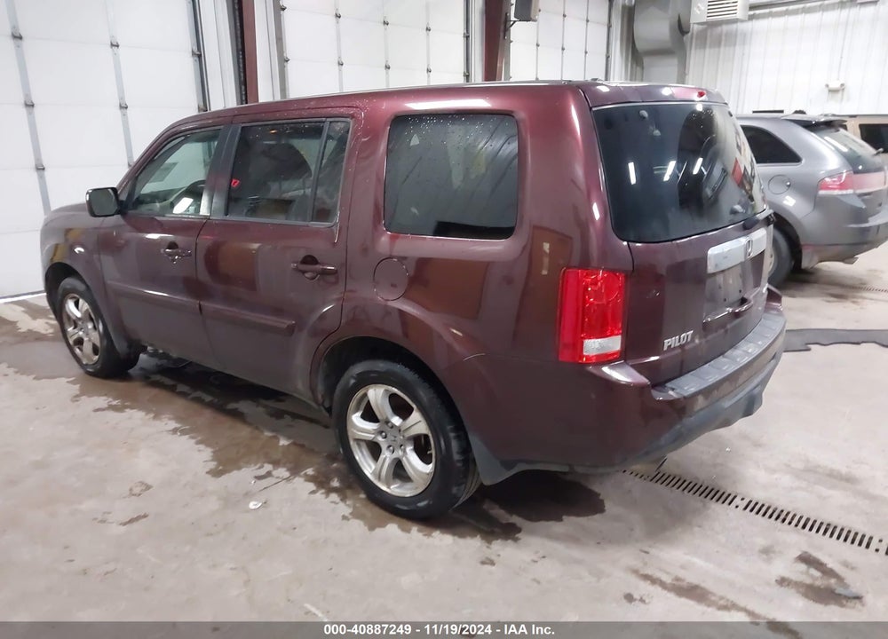 2012 HONDA PILOT EX-L VIN: 5FNYF4H56CB062436