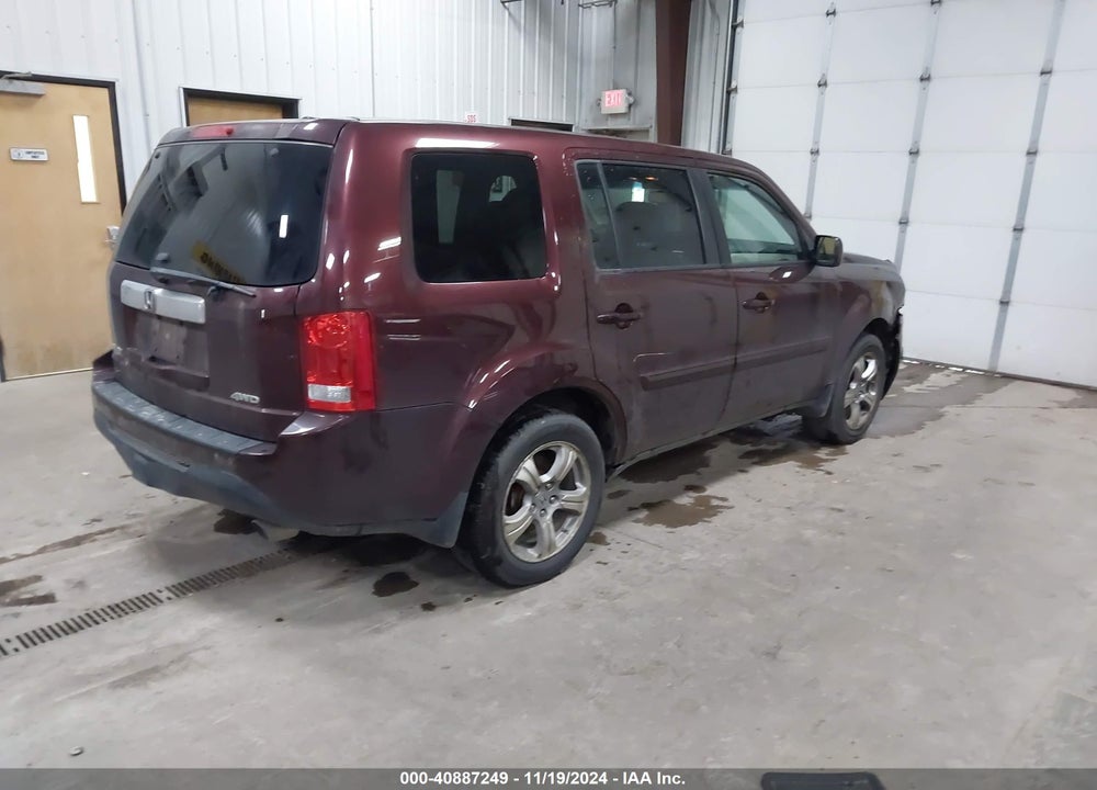 2012 HONDA PILOT EX-L VIN: 5FNYF4H56CB062436