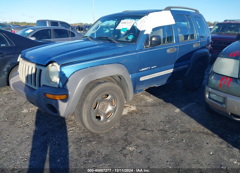 2003 JEEP LIBERTY SPORT VIN: 1J4GL48K83W565403