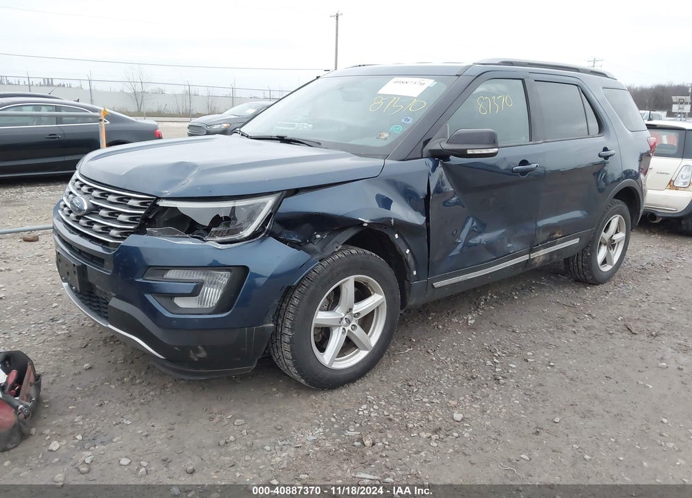 2017 FORD EXPLORER XLT VIN: 1FM5K8D81HGE20508