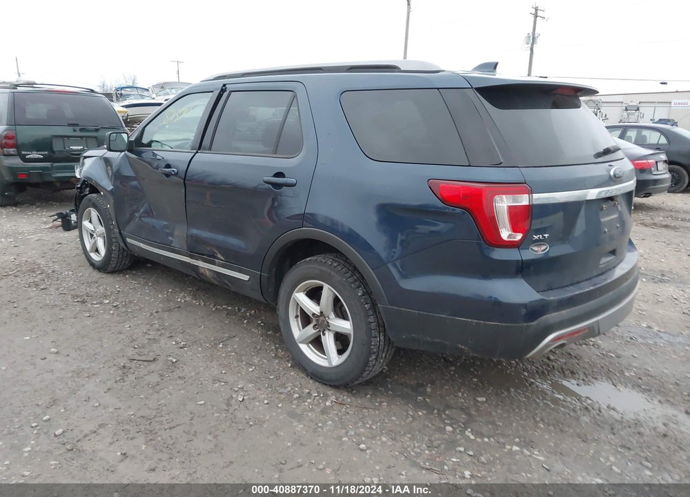 2017 FORD EXPLORER XLT VIN: 1FM5K8D81HGE20508