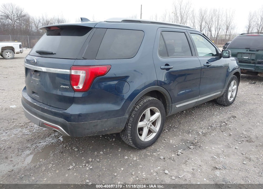 2017 FORD EXPLORER XLT VIN: 1FM5K8D81HGE20508