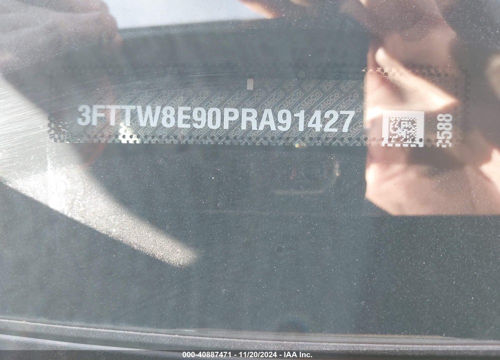 2023 FORD MAVERICK VIN: 3FTTW8E90PRA91427