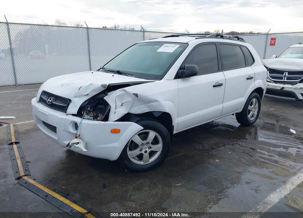 2006 HYUNDAI TUCSON GL VIN: KM8JM12BX6U254700