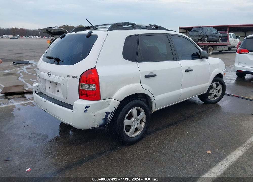 2006 HYUNDAI TUCSON GL VIN: KM8JM12BX6U254700