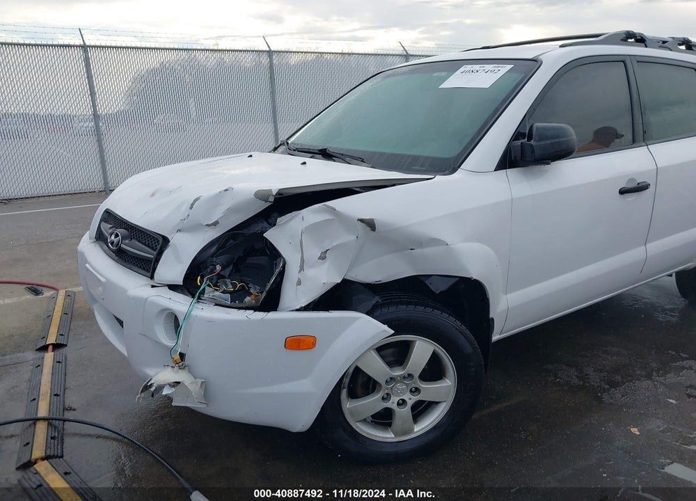 2006 HYUNDAI TUCSON GL VIN: KM8JM12BX6U254700