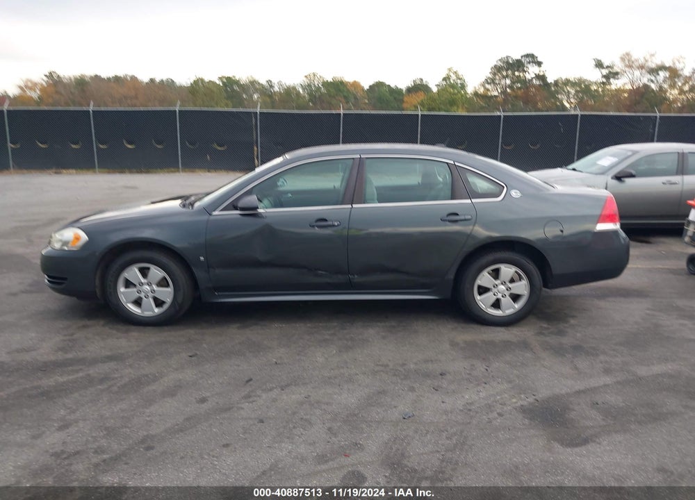 2009 CHEVROLET IMPALA LT VIN: 2G1WT57K191322095