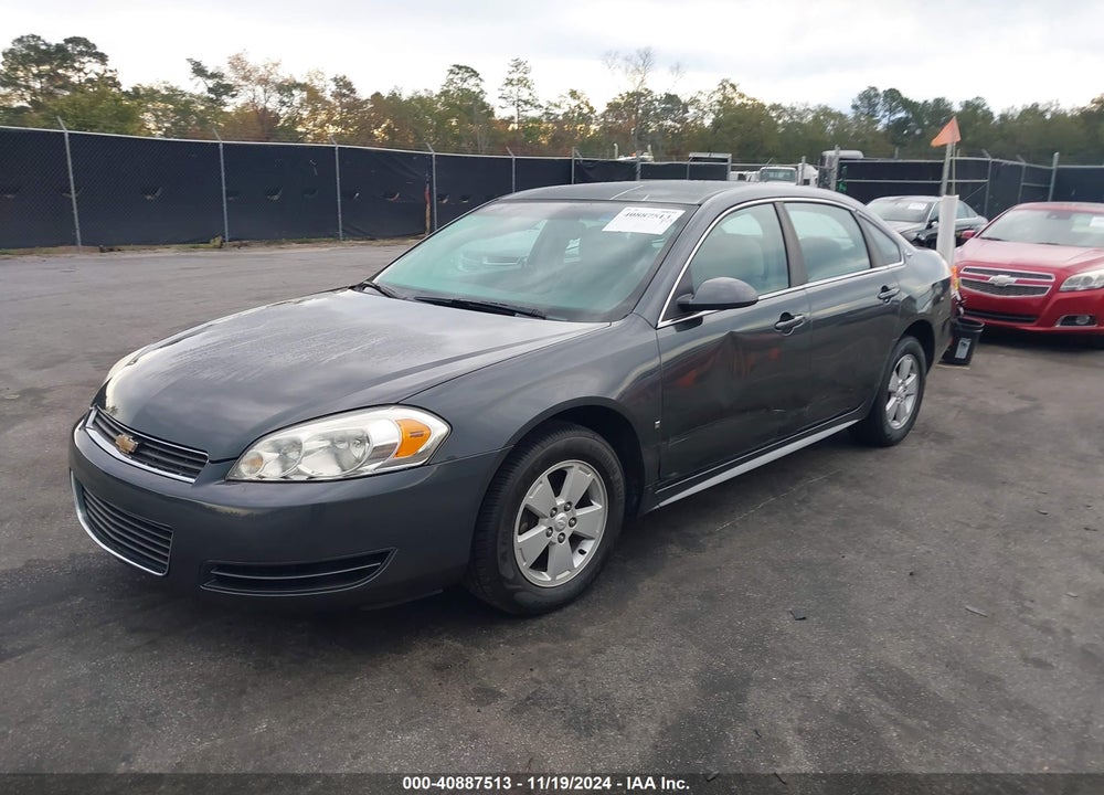 2009 CHEVROLET IMPALA LT VIN: 2G1WT57K191322095