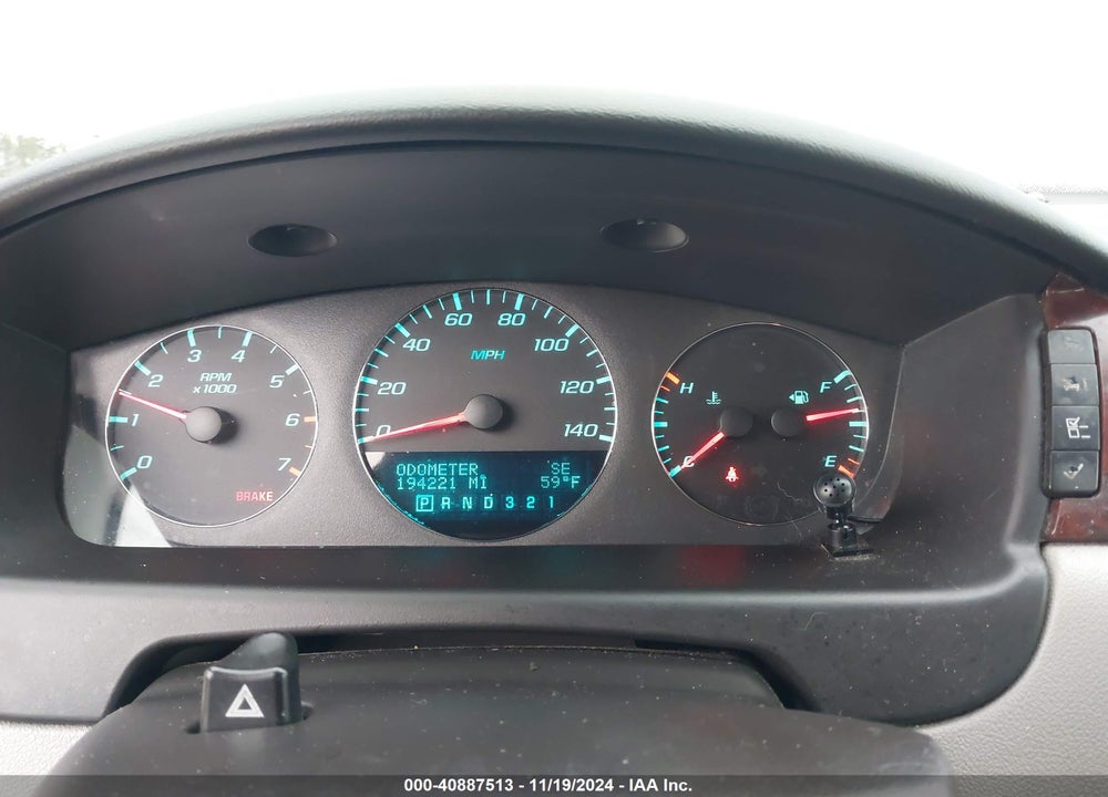2009 CHEVROLET IMPALA LT VIN: 2G1WT57K191322095