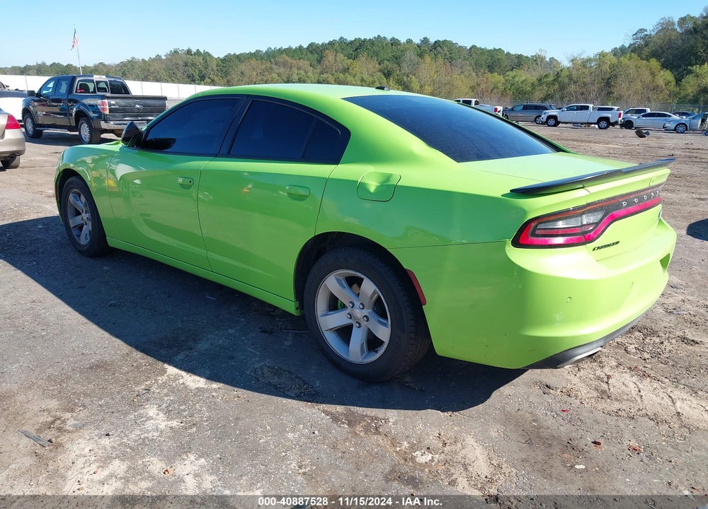 2019 DODGE CHARGER SXT RWD VIN: 2C3CDXBG6KH623422