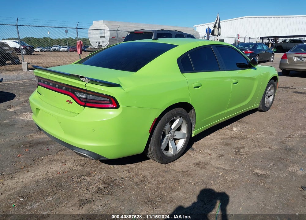 2019 DODGE CHARGER SXT RWD VIN: 2C3CDXBG6KH623422