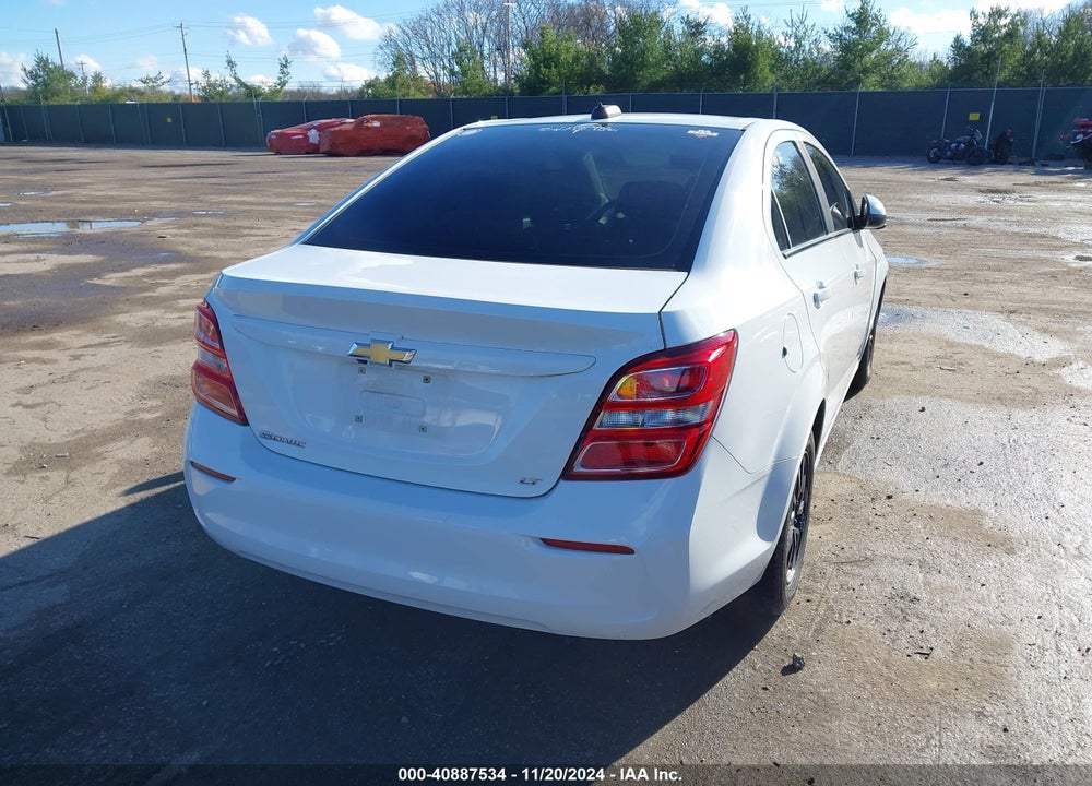 2017 CHEVROLET SONIC LT AUTO VIN: 1G1JD5SH1H4176156