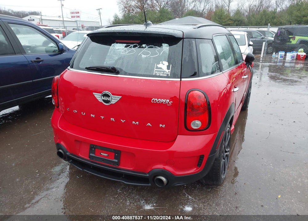 2015 MINI COUNTRYMAN COOPER S VIN: WMWZC5C58FWP49103