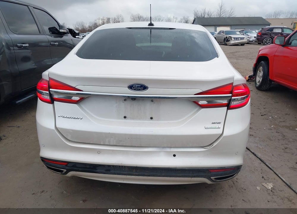 2017 FORD FUSION SE VIN: 3FA6P0H97HR334293