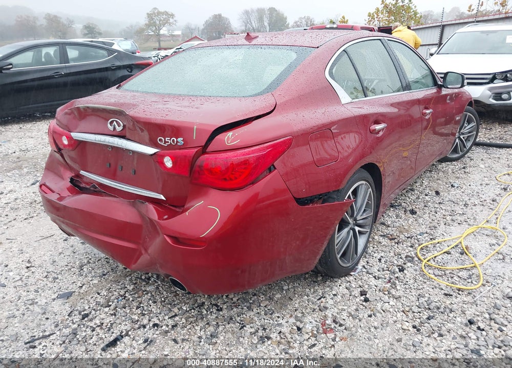 2015 INFINITI Q50 HYBRID SPORT VIN: JN1AV7AP6FM790810