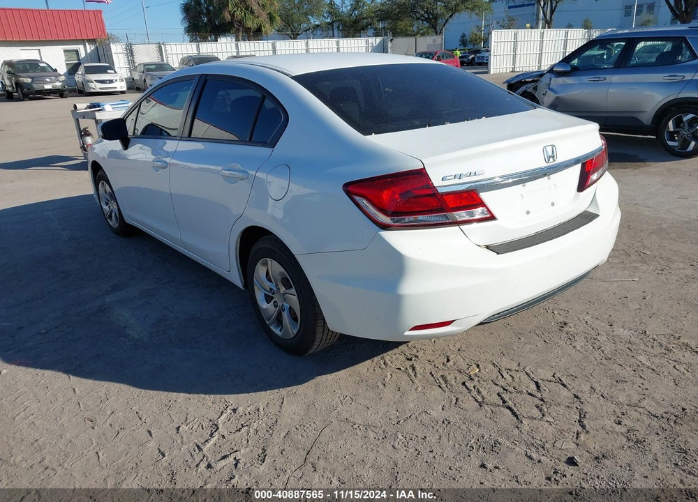 2014 HONDA CIVIC LX VIN: 19XFB2F54EE033472