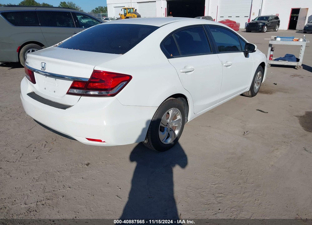 2014 HONDA CIVIC LX VIN: 19XFB2F54EE033472