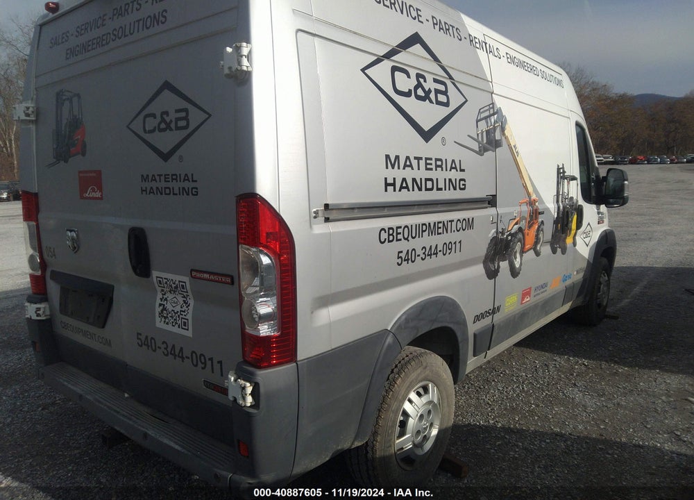 2014 RAM PROMASTER 2500 HIGH ROOF VIN: 3C6TRVCD2EE130219