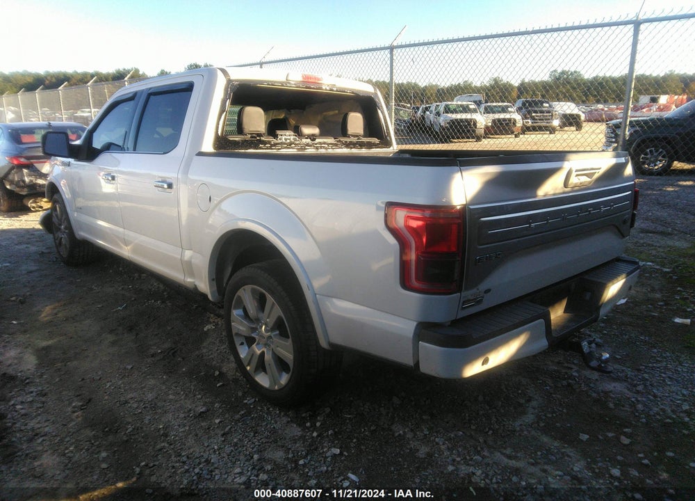 2016 FORD F-150 LIMITED VIN: 1FTEW1CG2GFB27441
