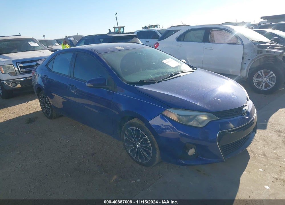 2014 TOYOTA COROLLA L/LE/LE PLS/PRM/S/S PLS VIN: 5YFBURHE7EP112969