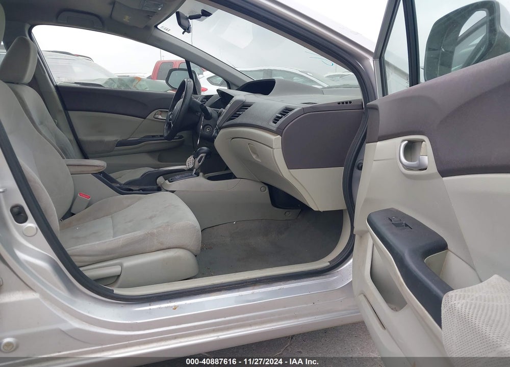 2012 HONDA CIVIC LX VIN: 19XFB2F53CE323411