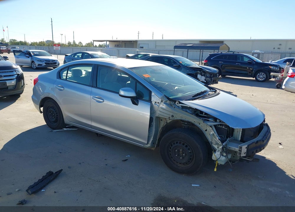 2012 HONDA CIVIC LX VIN: 19XFB2F53CE323411