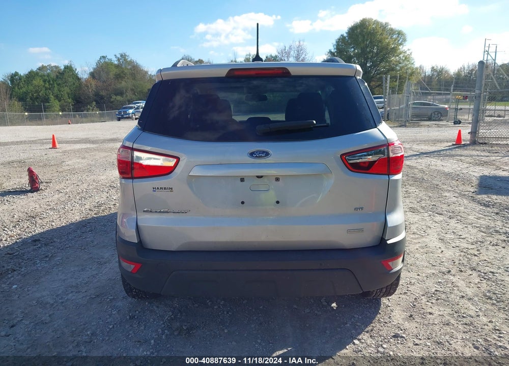 2018 FORD ECOSPORT SE VIN: MAJ3P1TE1JC200512