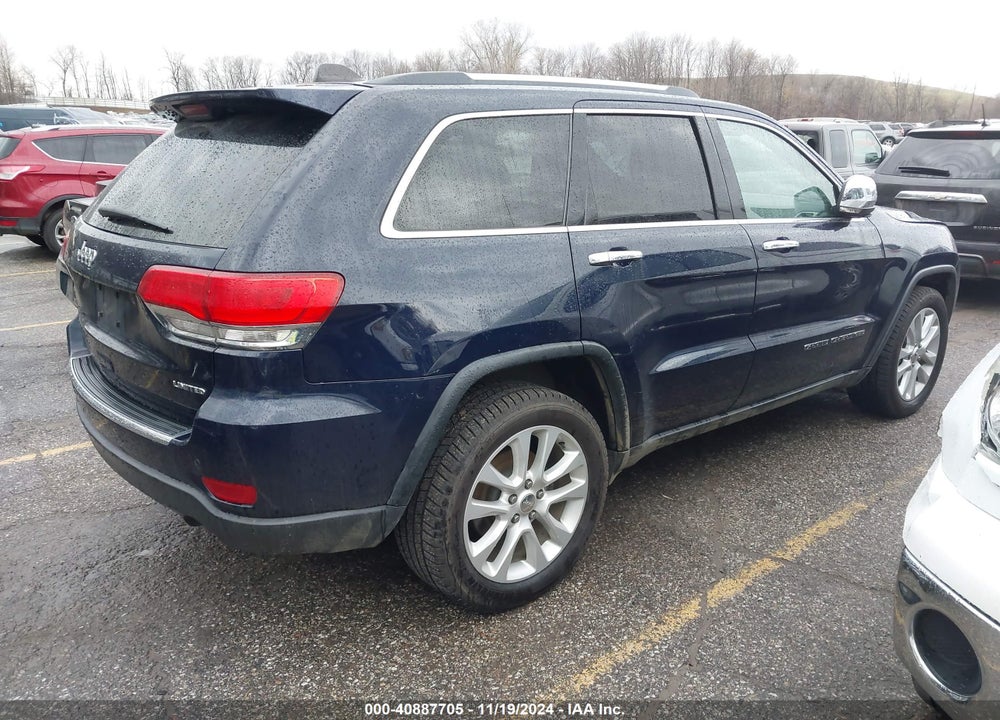 2017 JEEP GRAND CHEROKEE LIMITED 4X4 VIN: 1C4RJFBG8HC608425