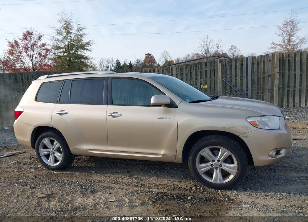 2008 TOYOTA HIGHLANDER LIMITED VIN: JTEES42A482096157