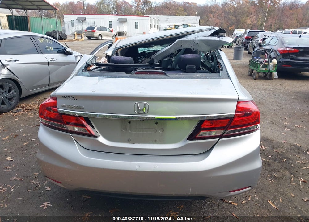 2014 HONDA CIVIC LX VIN: 2HGFB2F53EH542751
