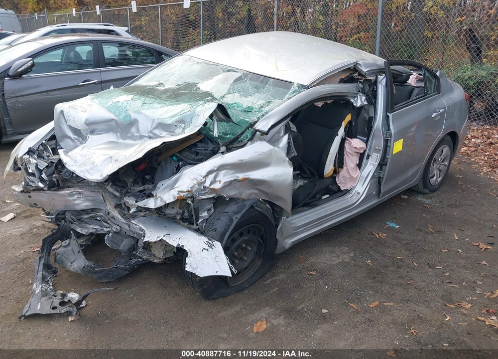2014 HONDA CIVIC LX VIN: 2HGFB2F53EH542751