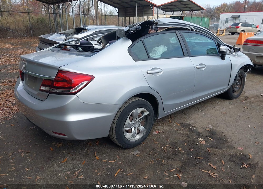 2014 HONDA CIVIC LX VIN: 2HGFB2F53EH542751